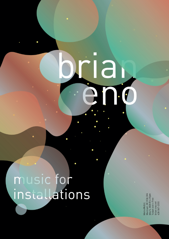 Brian Eno album poster